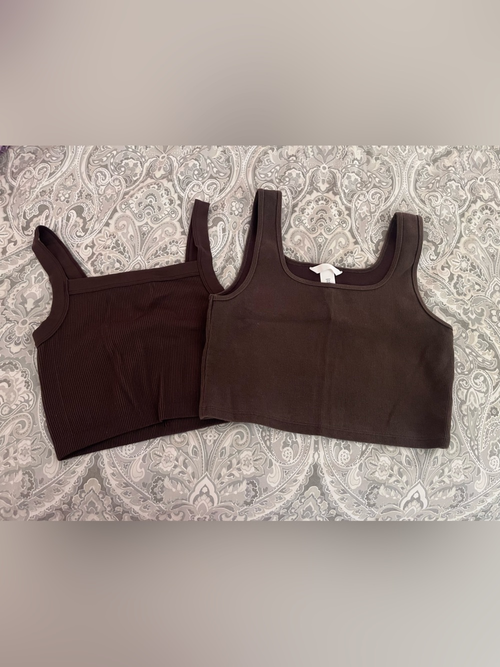 Ribbed workout Tank Tops